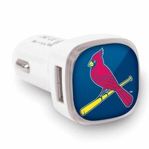 MLB St. Louis Cardinals Dual USB Car Charger